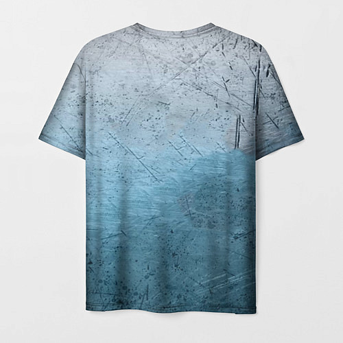 Мужская футболка Blue Glass / 3D-принт – фото 2