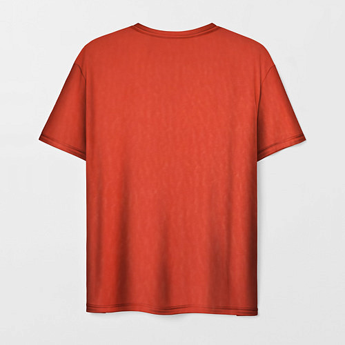 Мужская футболка Огненный лев / 3D-принт – фото 2