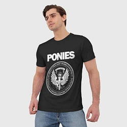Футболка мужская Pony x Ramones, цвет: 3D-принт — фото 2