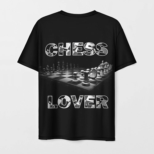 Мужская футболка Chess Lover Любитель шахмат / 3D-принт – фото 2