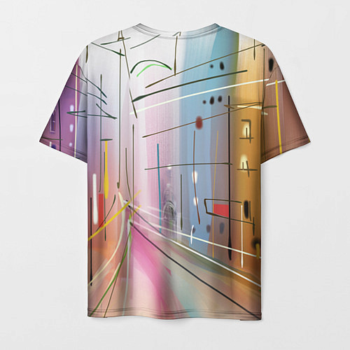 Мужская футболка Город / 3D-принт – фото 2