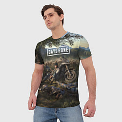 Футболка мужская Days gone Дикон и толпа фриков, цвет: 3D-принт — фото 2