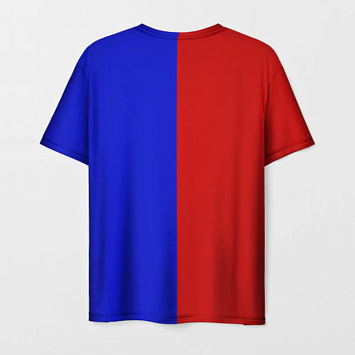 Мужская футболка Красно-синий / 3D-принт – фото 2