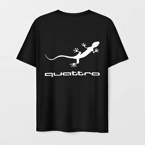 Мужская футболка AUDI АУДИ QUATTRO с Z / 3D-принт – фото 2