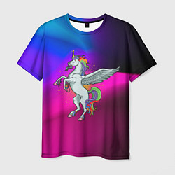 Футболка мужская Единорог Unicorn Z, цвет: 3D-принт