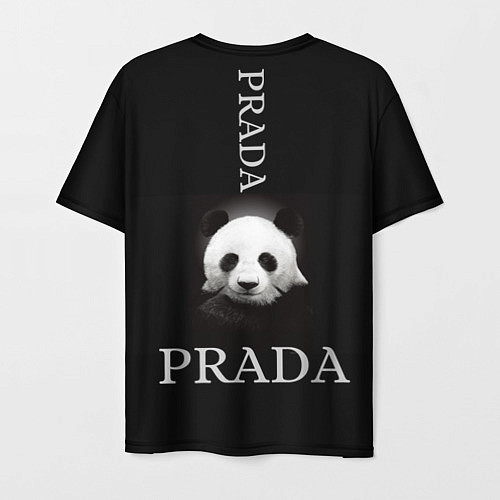 Мужская футболка PANDA PRADA / 3D-принт – фото 2