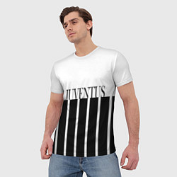 Футболка мужская Juventus Tee Black and White 202122, цвет: 3D-принт — фото 2