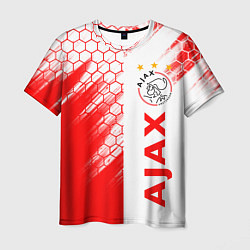 Футболка мужская FC AJAX AMSTERDAM ФК АЯКС, цвет: 3D-принт