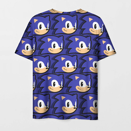 Мужская футболка Sonic pattern / 3D-принт – фото 2