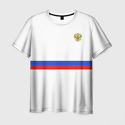 Футболка мужская Форма сборной России цвета 3D-принт — фото 1
