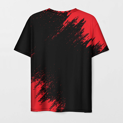 Мужская футболка BERSERK red краска / 3D-принт – фото 2