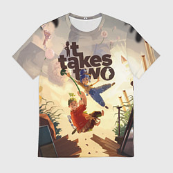 Футболка мужская It Takes Two Коди и Мэй, цвет: 3D-принт