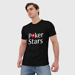 Футболка мужская Poker Stars, цвет: 3D-принт — фото 2