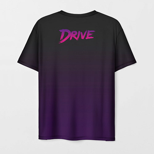Мужская футболка Drive - Retrowave / 3D-принт – фото 2