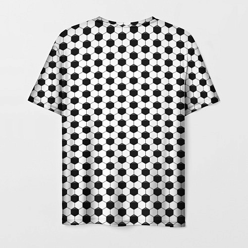Мужская футболка Текстура мяча / 3D-принт – фото 2