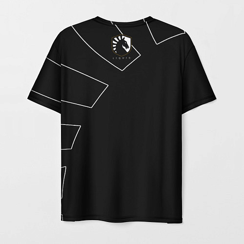 Мужская футболка Team Liquid Black Jersey pro 202223 / 3D-принт – фото 2