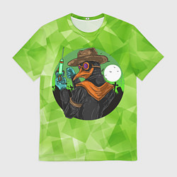Футболка мужская Чумной доктор, цвет: 3D-принт