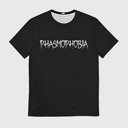 Футболка мужская Phasmophobia logo, цвет: 3D-принт