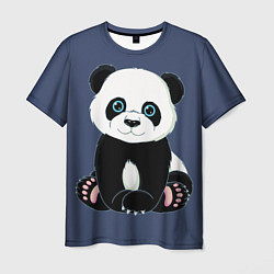 Футболка мужская Милая Панда Sweet Panda, цвет: 3D-принт
