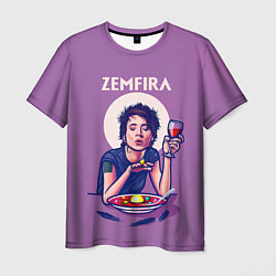 Футболка мужская ZEMFIRA арт ужин, цвет: 3D-принт