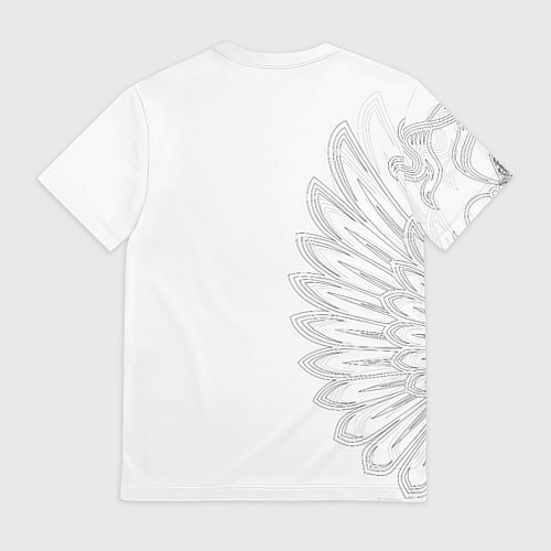 Мужская футболка Russia MSKSide - Colorless / 3D-принт – фото 2