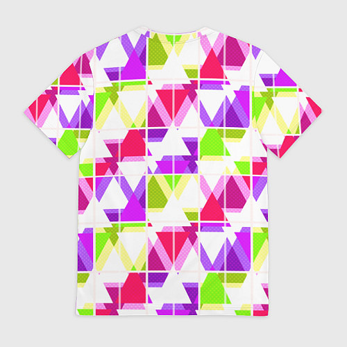 Мужская футболка Абстрактный яркий узор / 3D-принт – фото 2