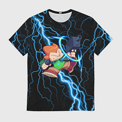 Футболка мужская Пико Pico Молния, цвет: 3D-принт