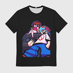 Футболка мужская Бойфренд и Герлфренд FNF, цвет: 3D-принт