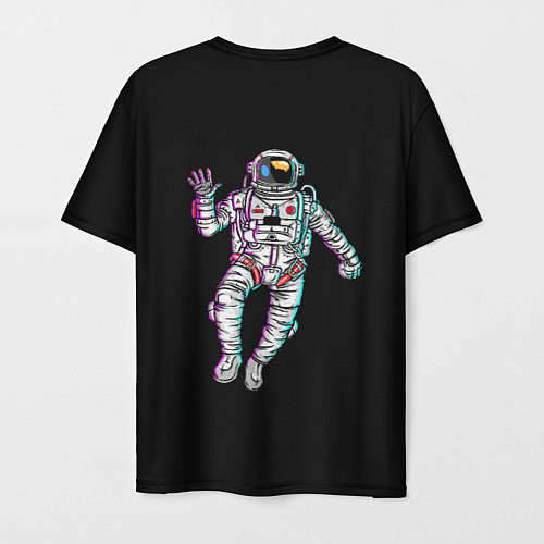 Мужская футболка Космонавт / 3D-принт – фото 2