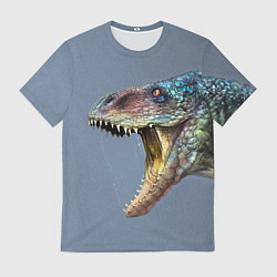 Футболка мужская Хищный динозавр Dino Z, цвет: 3D-принт