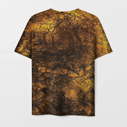 Мужская футболка Абстрактный узор текстура / 3D-принт – фото 2