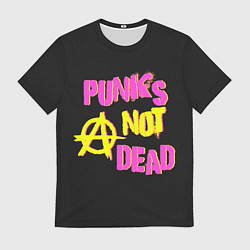 Футболка мужская Панк анархия, цвет: 3D-принт