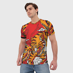 Футболка мужская Год тигра, цвет: 3D-принт — фото 2