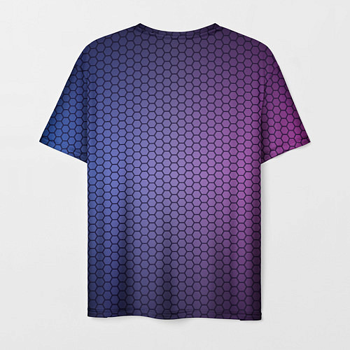 Мужская футболка Zero Two в треугольнике / 3D-принт – фото 2