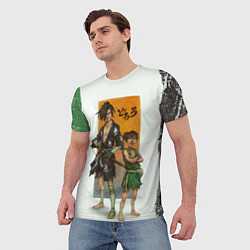 Футболка мужская Хяккимару и Такебо Дороро Z, цвет: 3D-принт — фото 2