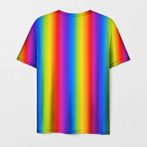 Мужская футболка Color gradient / 3D-принт – фото 2