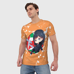 Футболка мужская Shimizu Kiyoko Haikyu Волейбол Z, цвет: 3D-принт — фото 2