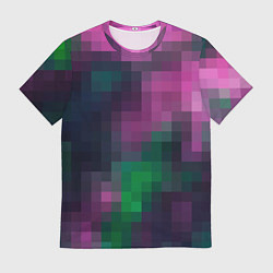 Футболка мужская Разноцветный геометрический уз, цвет: 3D-принт