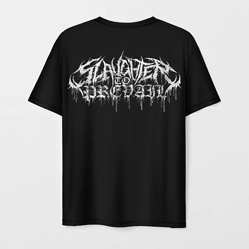 Мужская футболка Slaughter to prevail / 3D-принт – фото 2