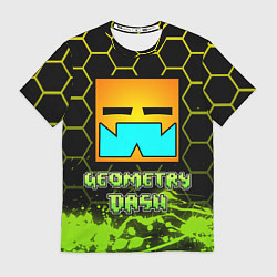 Футболка мужская Geometry Dash, цвет: 3D-принт