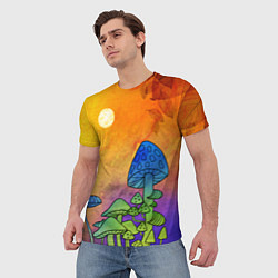 Футболка мужская Заколдованный лес, цвет: 3D-принт — фото 2