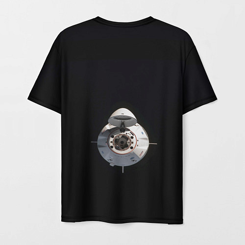 Мужская футболка SpaceX Dragon 2 / 3D-принт – фото 2