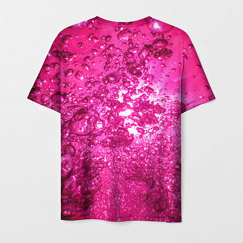 Мужская футболка Розовые Пузырьки / 3D-принт – фото 2