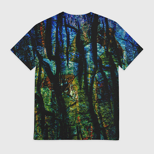 Мужская футболка Разноцветная гора / 3D-принт – фото 2