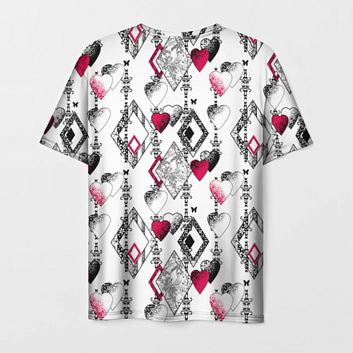 Мужская футболка Абстрактный современный узор / 3D-принт – фото 2