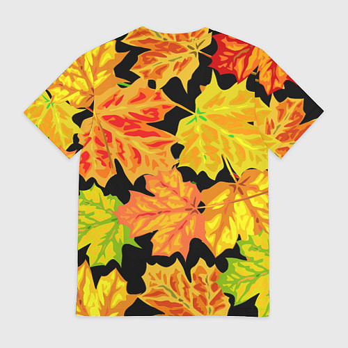 Мужская футболка LEAF FALL AUTUMN / 3D-принт – фото 2