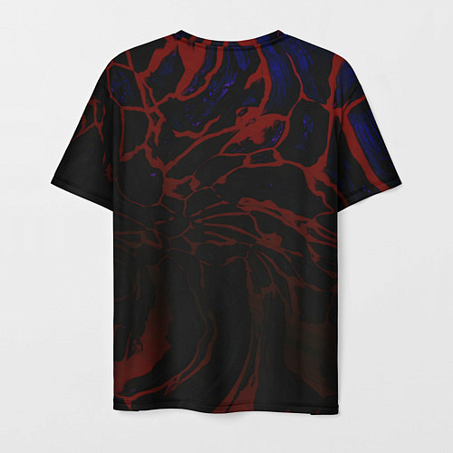Мужская футболка Извержение Вулкана Лава / 3D-принт – фото 2