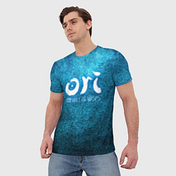 Футболка мужская Ori Logo Ори Лого, цвет: 3D-принт — фото 2