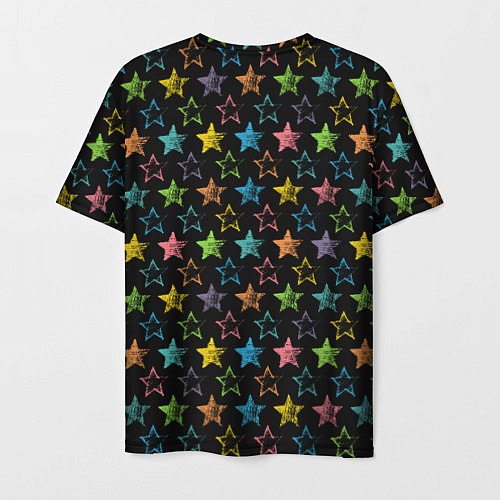 Мужская футболка Парад звезд / 3D-принт – фото 2