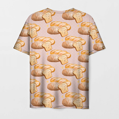 Мужская футболка Выпечка - хлеб / 3D-принт – фото 2